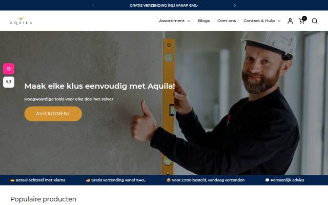 Aquila Pro storefront