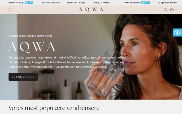 AQWA storefront