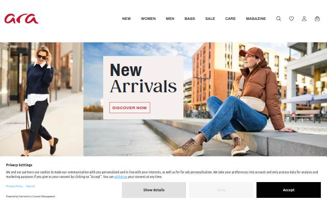 ara Shop storefront