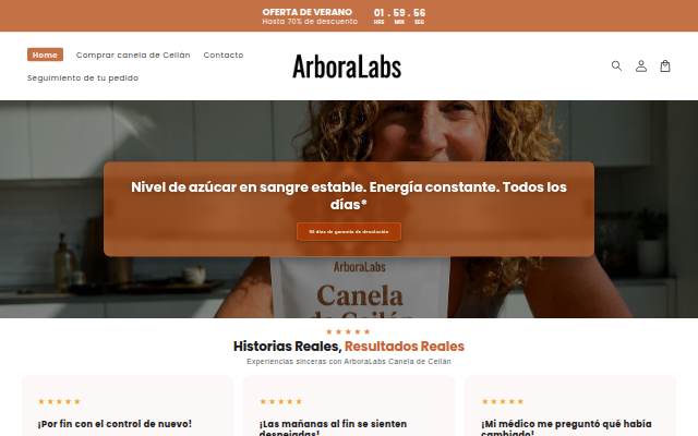 Arbora Labs storefront