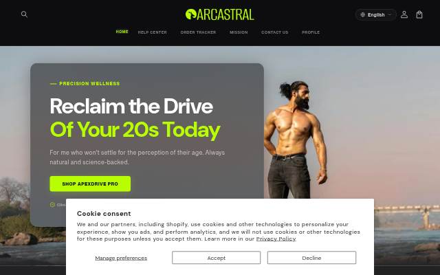 Arcastral storefront