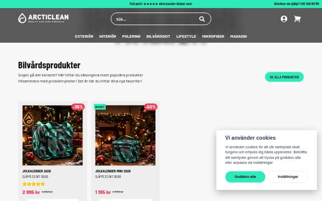 Startseite von Arcticlean