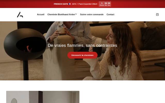 Startseite von Arden Concept