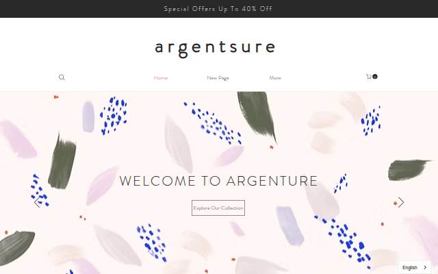 My Site 1 storefront