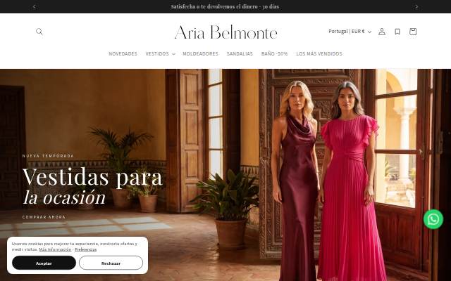 Aria Belmonte storefront