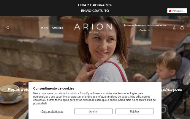 Arion Moda storefront