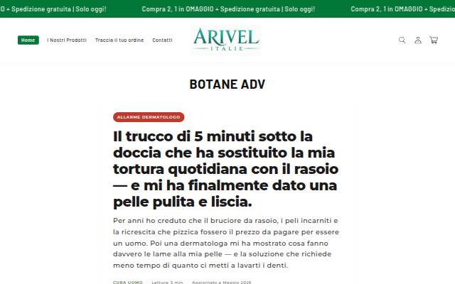 Startseite von ARIVEL