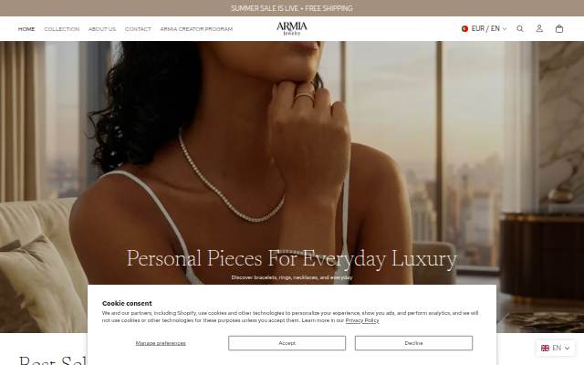 Montra da ARMIA Jewelry