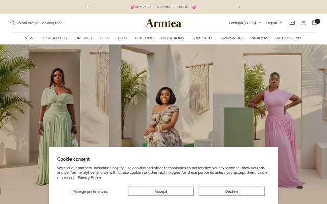 ARMIEA storefront