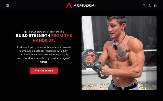 Armvora storefront