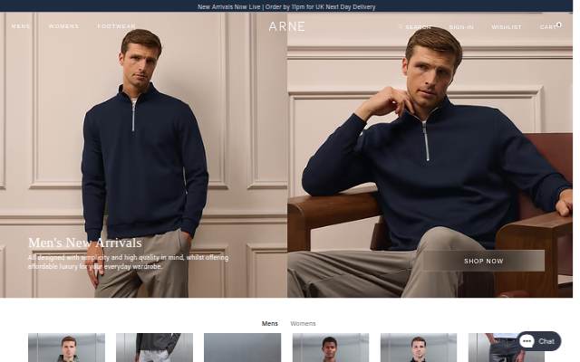 ARNE storefront