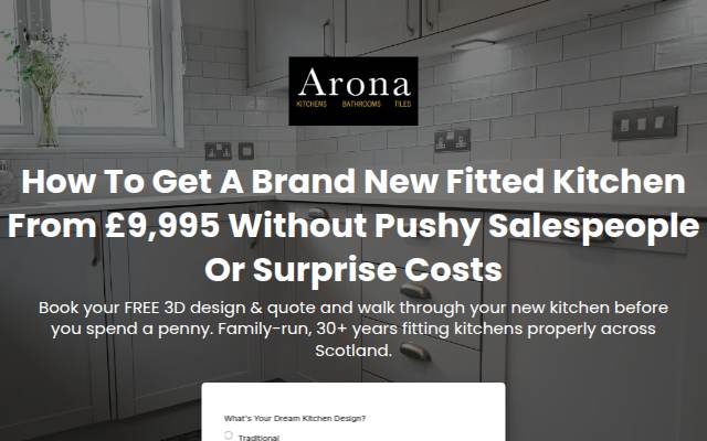Arona Kitchens &amp; Bathrooms storefront