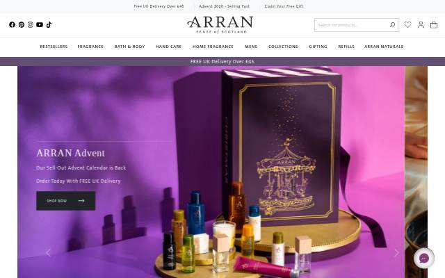 arran.com storefront