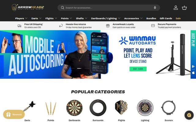 ArrowHeadz storefront