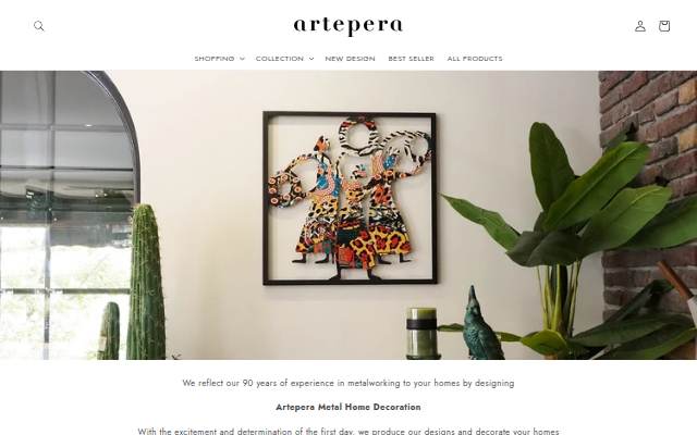 Artepera storefront