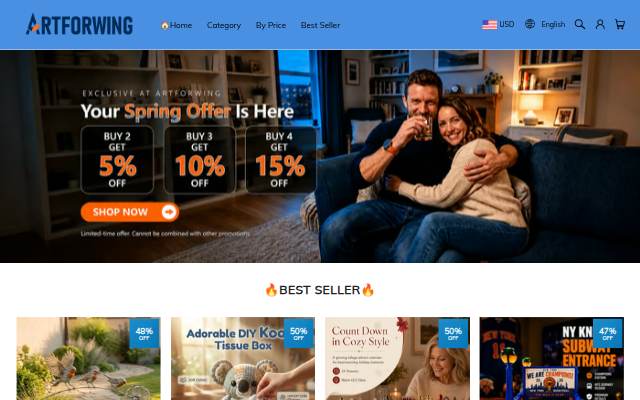 Artforwing storefront