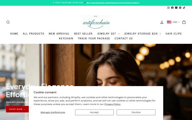 Artifexchain storefront