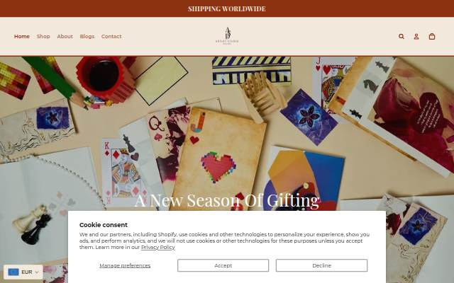 Artlet Studio Designs storefront