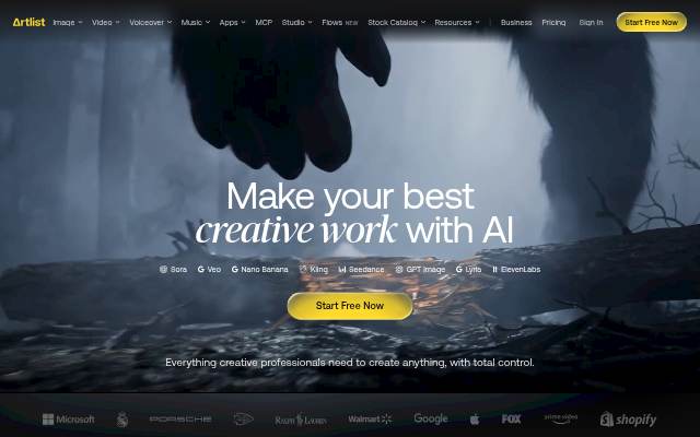artlist.io storefront