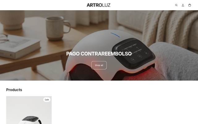 artroluz.com storefront