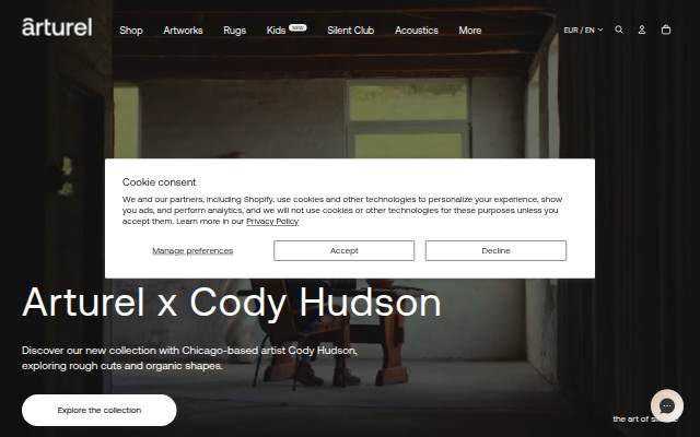 Arturel.com storefront
