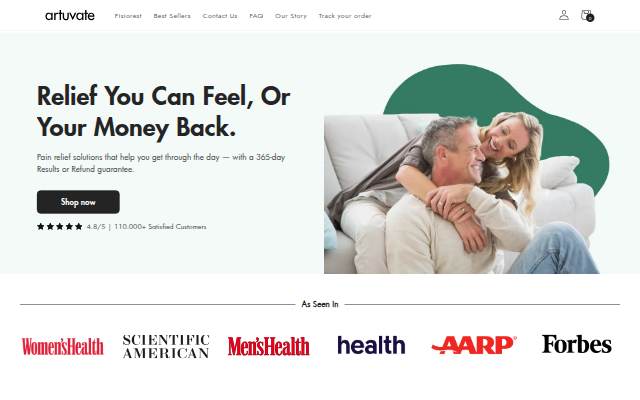ARTUVATE storefront