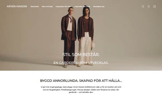 ARVEN MAISON storefront