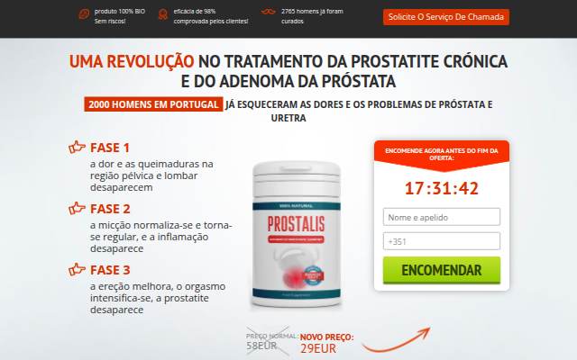 Compre Prostalis barato. Preço, opiniões. Encomende Prostalis agora! storefront