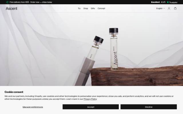 Ascent storefront