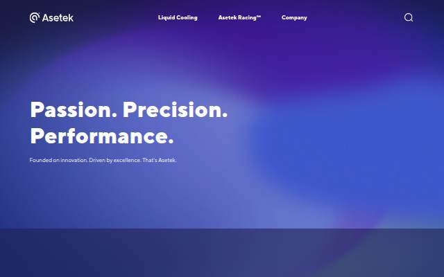 Asetek storefront