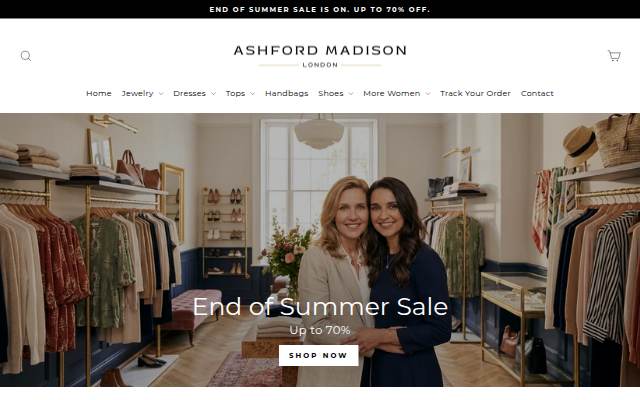 Ashford Madison storefront
