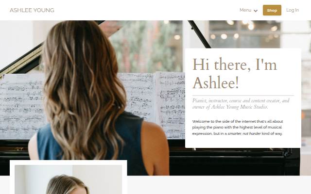 Piano Player Home storefront