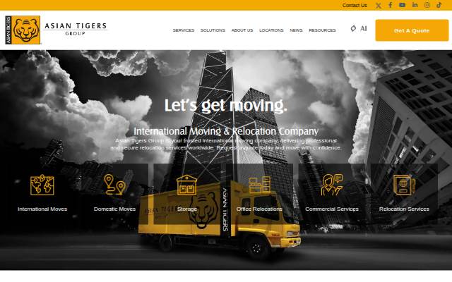 International Moving Company &amp; Relocation storefront