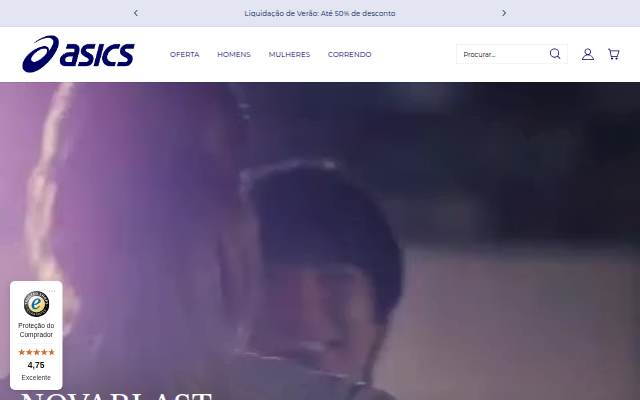 ASICS storefront