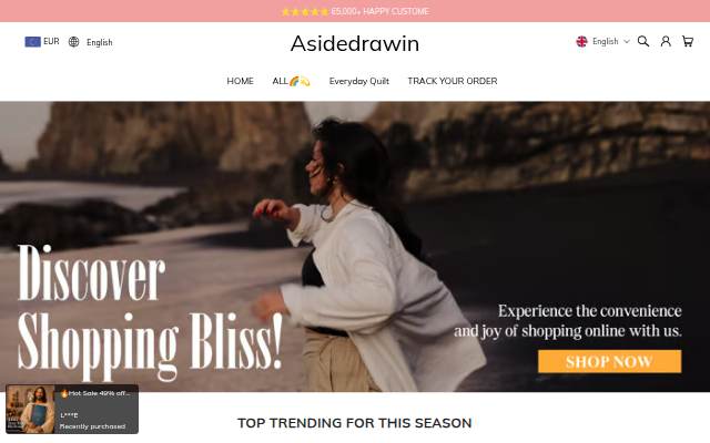 Asidedrawin storefront