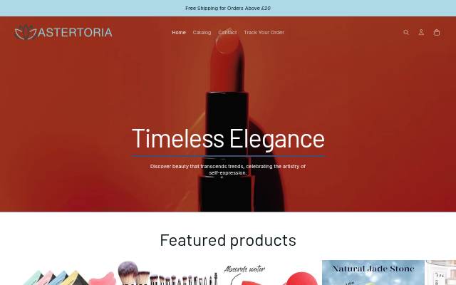 Astertoria storefront