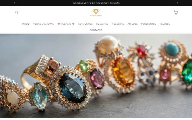 Astrogemas storefront