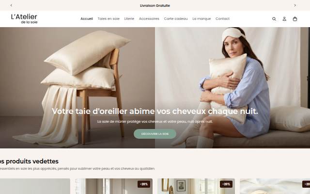 L'atelier de la soie storefront