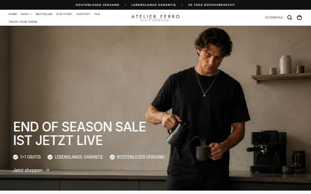 Atelier Ferro storefront