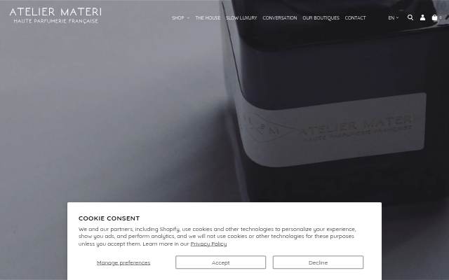 ATELIER MATERI storefront