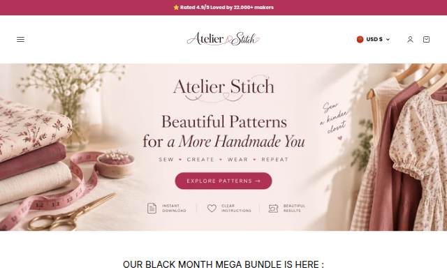 Atelier-Stitch storefront