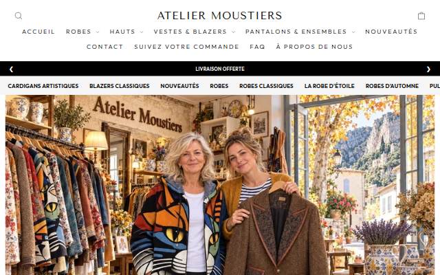 Montra da Atelier Moustiers