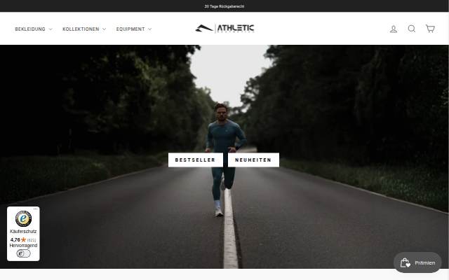 Athletic Aesthetics storefront