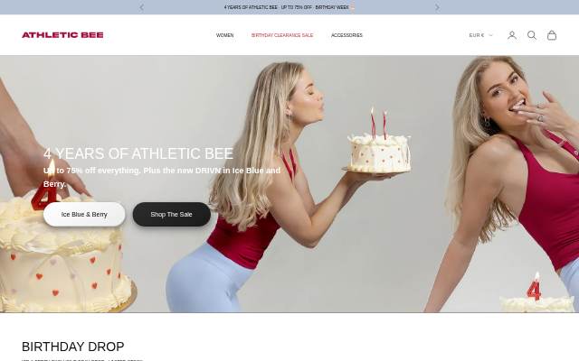 Athletic Bee storefront