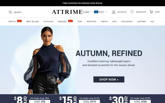 Attrime storefront