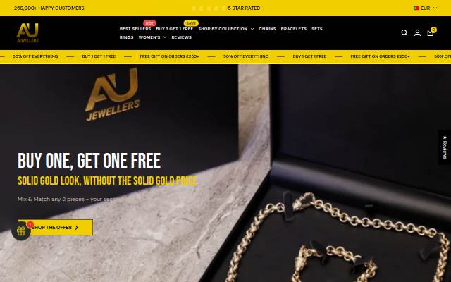 Au Jewellers storefront