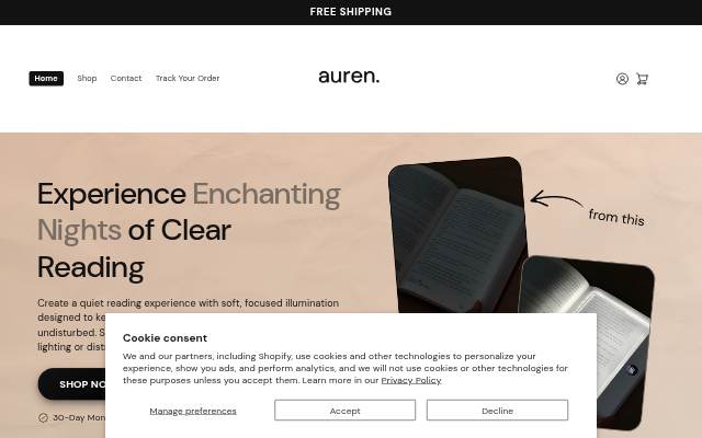 Auren storefront