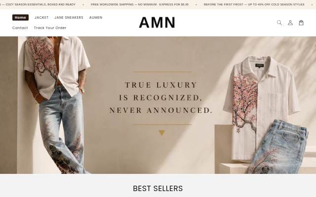 AUMEN storefront
