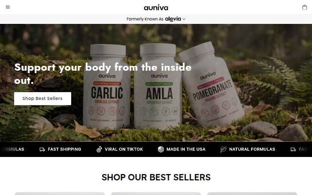 Auniva storefront