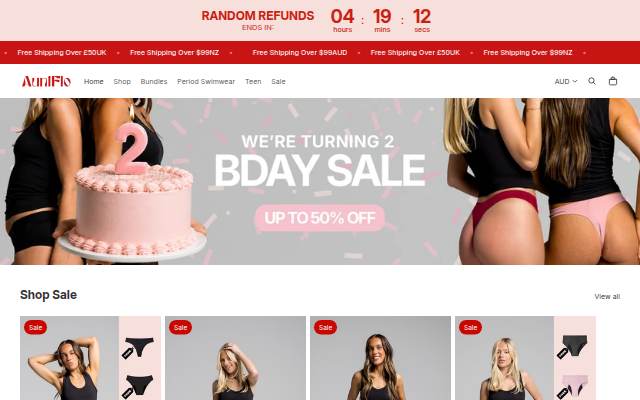 AuntFlo storefront